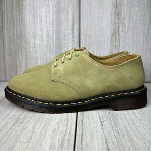 NEW Dr. Martens Docs Smiths Olive Green Suede Leather Oxford Shoe Mens Size 10